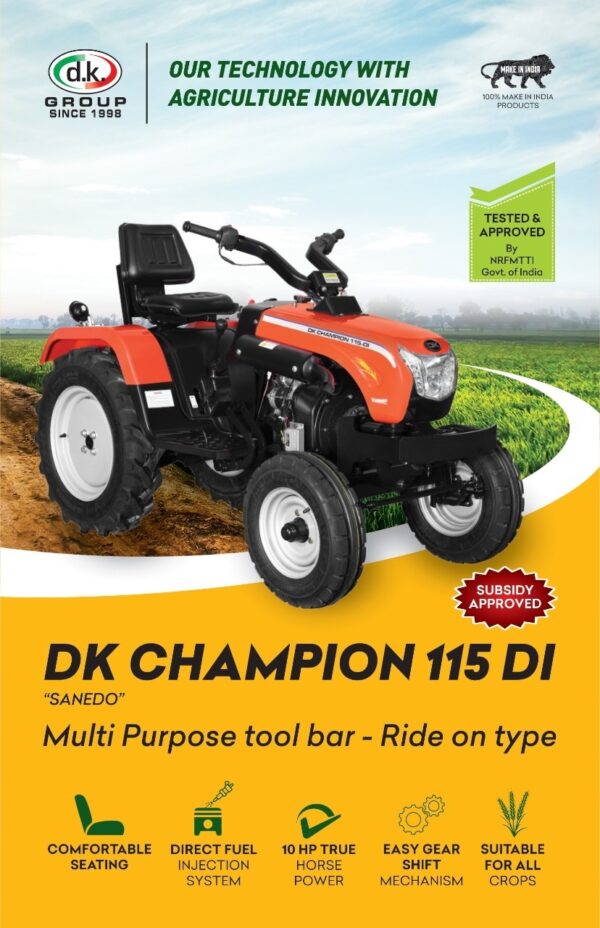 115 DI DK CHAMPION 1 mini tractor