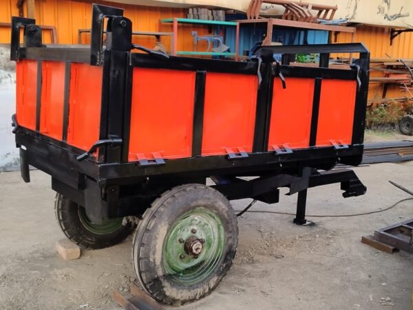 Mini tractor trailer size 7x4x1.5 | Om Agro India