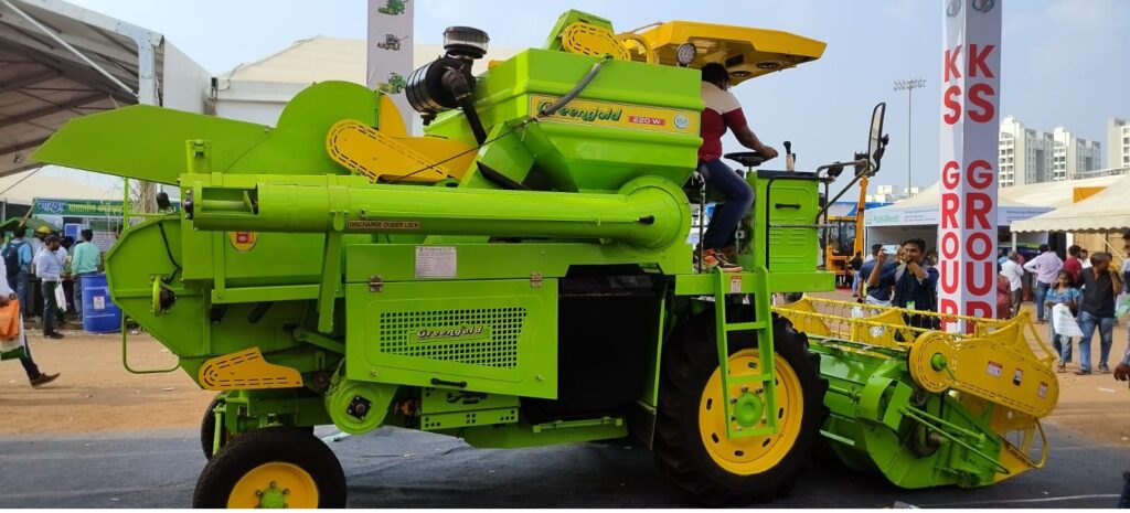 Mini Tractor Combine Harvester for Smart Farming in India 2024 | Om Agro India