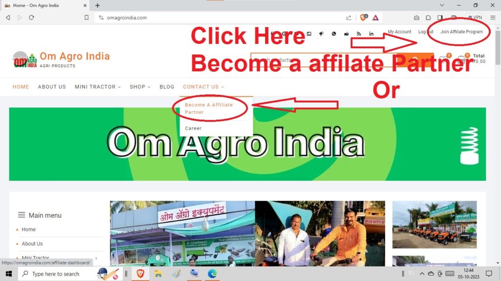 Join Our Affiliate Program | Om Agro India