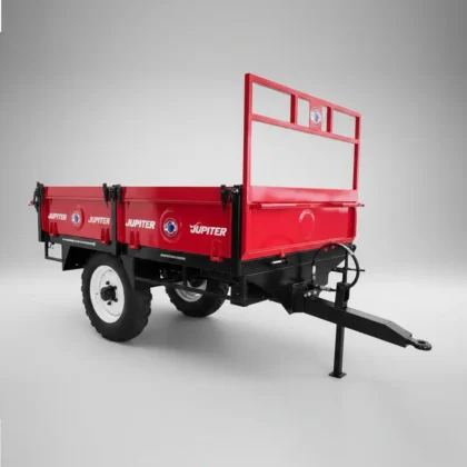 Omagro Heavy-Duty Tractor Trailer | 600 kg Implement Weight | Premium Farm Haulage